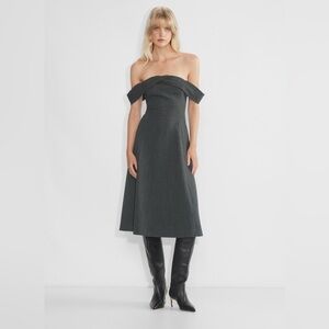 Aritzia Wilfred Victorie‎ Grey Dress NWT